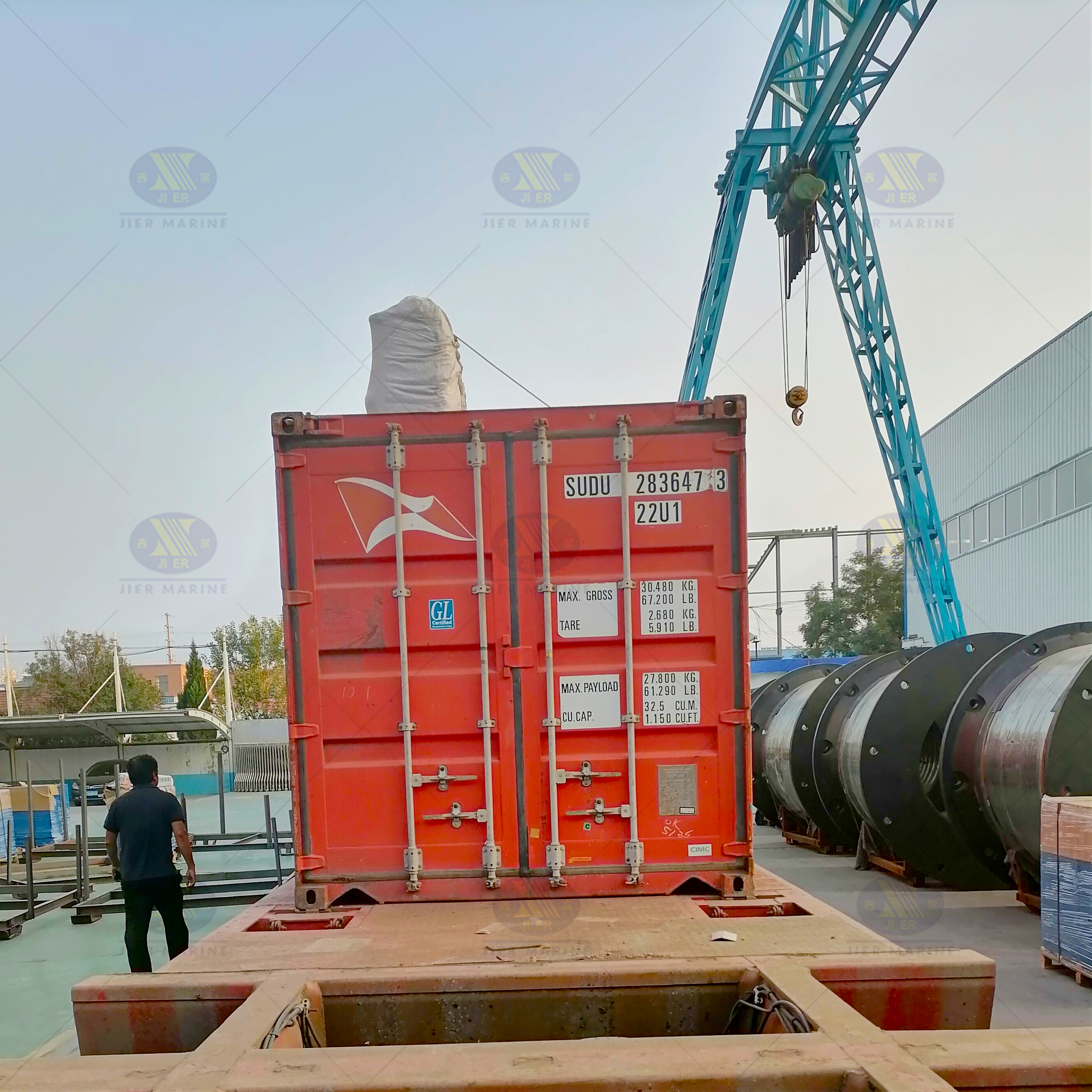 JUier Super Cell Fenders seleccionados por Port of Charleston, EE. UU. (2)