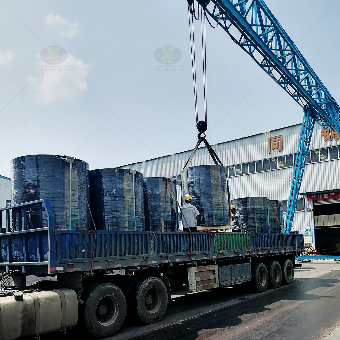 Los guardabarros cilíndricos de Jier Marine están listos para la instalación (5)