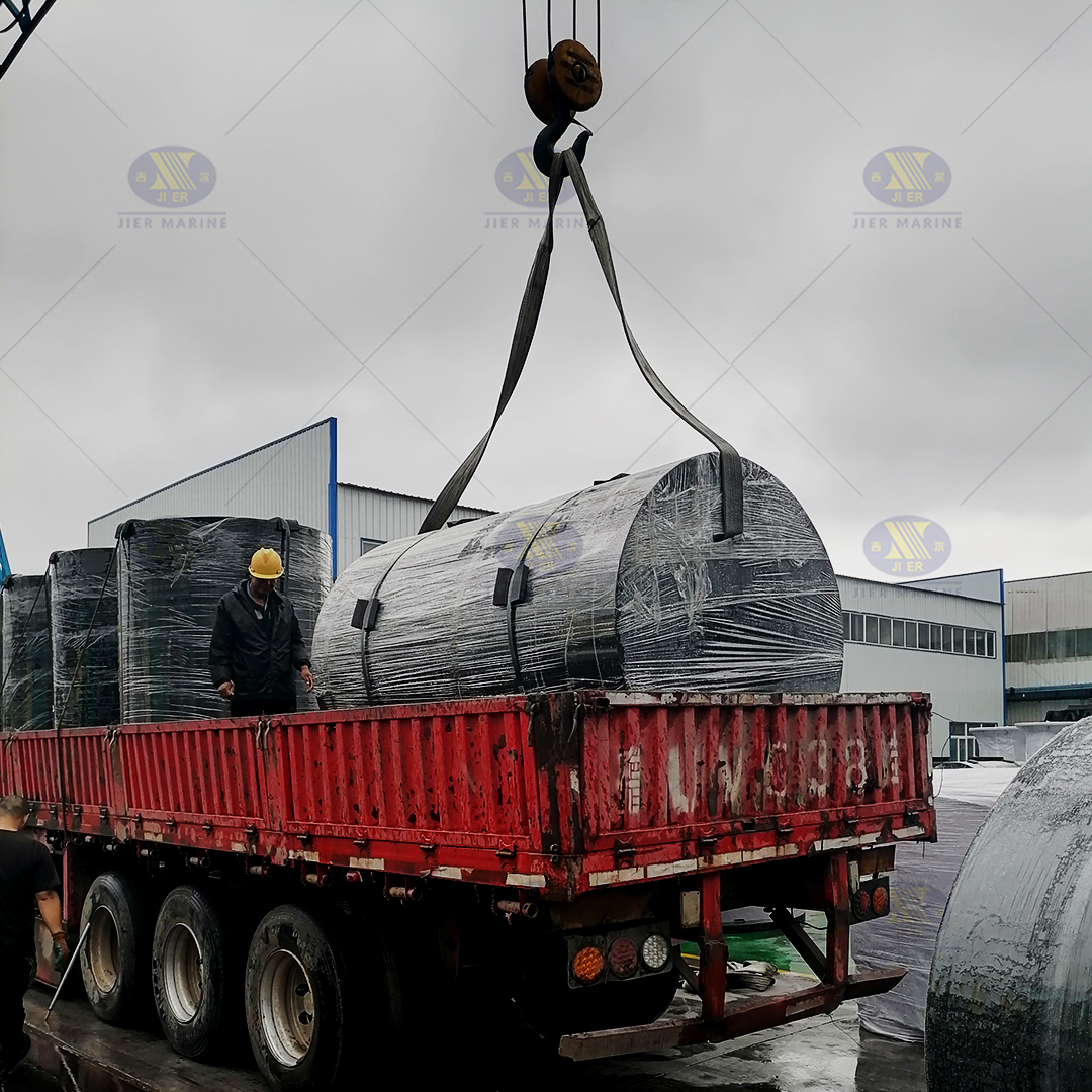 Los guardabarros cilíndricos de Jier Marine están listos para la instalación (8)